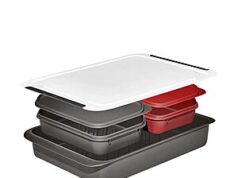 $13.93 – BBQ Grill Prep & Carry Set Now at a Record Low Price on Amazon BBQ Grill Prep & Carry Set with brushes, scrapers, and tongs