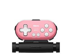 $13.99 – 8Bitdo Zero 2 Bluetooth Gamepad Keychain Sized Mini Controller w/ Mobile Clip for Switch, Windows, Android (Pink Edition) + Free Shipping 8Bitdo Zero 2 Bluetooth Gamepad Keychain Sized Mini Controller w/ Mobile Clip for Switch, Windows, A