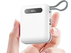 $11.99 – SIXTHGU 10000mAh Portable Charger Power Bank w/ Built-in USB-C & Lightning Cables + Free Shipping w/ Prime or on $35+ SIXTHGU Portable Charger Power Bank with built-in USB-C and Lightning cables