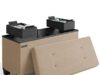 $34.40 – 30″ Storage Ottoman Bench w/ Bins (Taupe) + Free Shipping w/ Prime or on $35+ 30" Storage Ottoman Bench w/ Bins (Taupe) + Free Shipping w/ Prime or on +