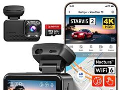 $149.98 – REDTIGER VC70 4K+2.5K Dash Cam, STARVIS 2 IMX678, Dual HDR, 30MB/s WiFi REDTIGER VC70 4K+2.5K Dash Cam, STARVIS 2 IMX678, Dual HDR, 30MB/s WiFi