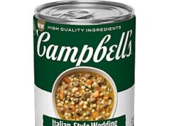$1.67 – 16.1-Ounce Campbell’s Protein Italian Style Wedding Soup w/ S&S + Free Shipping w/ Prime or on $35+ 16.1-Ounce Campbell's Protein Italian Style Wedding Soup w/ S&S + Free Shipping w/ Prime or on +