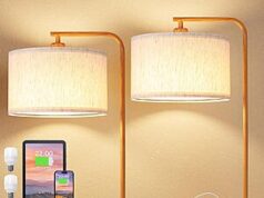 $29.99 – 2-Pack 21″ Innqoo Dimmable Modern Wood Linen Shade Table Lamps + Free Shipping 2-Pack 21" Innqoo Dimmable Modern Wood Linen Shade Table Lamps + Free Shipping