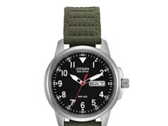 $125.40 – Citizen Men’s Eco-Drive Chandler Green Strap Field Watch BM8180-03E $125.4 Citizen Men's Eco-Drive Chandler Green Strap Field Watch BM8180-03E