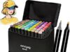 $9.89 – 80-Color HEVEGRD Dual-Tip Alcohol Art Markers Set w/ Carrying Case + Free Shipping w/ Prime or on $35+ 80-Color HEVEGRD Dual-Tip Alcohol Art Markers Set w/ Carrying Case + Free Shipping w/ Prime or on +