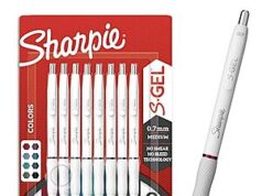 $6.88 – Sharpie S-Gel 8-Count Medium Point (0.7mm) Gel Pens (White Pearl Barrel, Multicolor Ink) w/ S&S + Free Shipping w/ Prime or on $35+ Sharpie S-Gel 8-Count Medium Point (0.7mm) Gel Pens (White Pearl Barrel, Multicolor Ink) w/ S&S + F