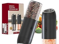 $8.99 – 2-Pack Jasee Gravity Electric Salt & Pepper Grinders + Free Shipping w/ Prime or on $35+ 2-Pack Jasee Gravity Electric Salt & Pepper Grinders + Free Shipping w/ Prime or on +