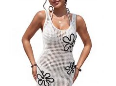 $9.99 – Bsubseach Women Crochet Cover Up Knit Bathing Suit Bsubseach Women Crochet Cover Up Knit Bathing Suit