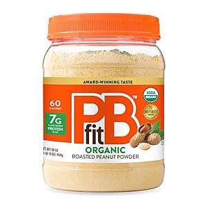 Amazon Deal: Save on 30-oz PBfit Organic Peanut Butter Powder 30-oz PBfit Organic Peanut Butter Powder on Amazon