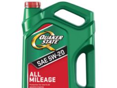 $4.00 – Quaker State High Mileage Conventional 5W-20 Motor Oil 5 Quart – Clearance at $4 in Some Stores Quaker State High Mileage Conventional 5W-20 Motor Oil 5 Qt bottle