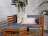 $88.99 – Walker Edition Modular Outdoor Brown and Grey Acacia L/R Chairs + Ottoman on Sale at Walmart Walker Edition Modular Outdoor Brown and Grey Acacia Chairs + Ottoman on sale at Walmart