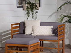 $88.99 – Walker Edition Modular Outdoor Brown and Grey Acacia L/R Chairs + Ottoman on Sale at Walmart Walker Edition Modular Outdoor Brown and Grey Acacia Chairs + Ottoman on sale at Walmart