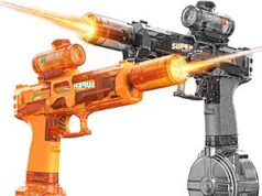 $13.99 – 2-Count Handwell Automatic Electric Water Blasters w/ LED Lights, Rechargeable Batteries & 400CC Tanks (23-33 FT Range) ($7 each) + Free Shipping w/ Prime or on $35+ Handwell Electric Water Blasters with LED lights