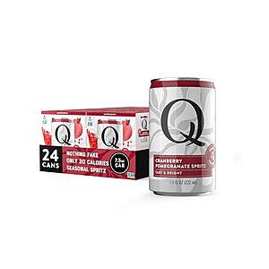 Q Mixers Cocktail Mixer Deal 24-Pack Q Mixers Cranberry-Pomegranate Spritz Cocktail Mixer