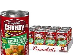 $15.04 – SnS, AC | 12-Pack 18.6-Oz Campbell’s Chunky Healthy Request Soup (Healthy Request Roasted Chicken with Country Vegetables) at Amazon ($1.25 each) sns 1504 12pack 186oz product image