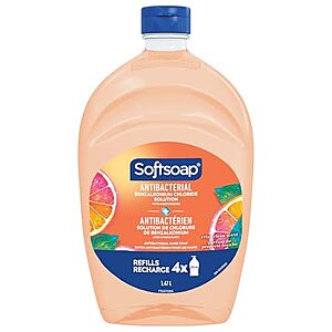 Softsoap Crisp Clean Hand Soap deal 50-oz Softsoap Antibacterial Liquid Hand Soap Refill (Crisp Clean) on Amazon