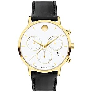 Movado Museum Classic Watch Deal 42mm Movado Museum Classic Men’s Swiss Chronograph Watch on Amazon