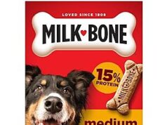 $2.10 – SnS, AC * | 24-Oz Milk-Bone Original Dog Biscuit Treats (Medium) at Amazon 24-Oz Milk-Bone Original Dog Biscuits in a bag
