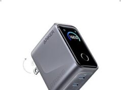 $99.99 – Anker Prime 160W 3-Port GaN USB-C Charger w/ Smart Display & Touch Control w/ S&S + Free Shipping Anker Prime 160W 3-Port GaN USB-C Charger with Smart Display & Touch Control