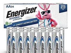 $34.76 – SnS | 24-Count Energizer Ultimate Lithium AA Batteries at Amazon 24-Count Energizer Ultimate Lithium AA Batteries