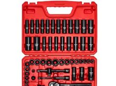$39.99 – VEVOR 96 Piece 3/8″ Drive Impact Socket Wrench and Bit Set, SAE (5/16″ to 3/4″) & Metric – + Free S&H at Amazon VEVOR 96 Piece Impact Socket Wrench and Bit Set