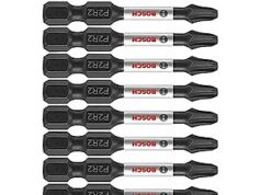 $6.87 – | Bosch 2 In. Phillips/Square #2 Impact Tough Screwdriving Power Bits (ITP2R22B) at Amazon Bosch 2 In. Phillips/Square #2 Impact Tough Screwdriving Power Bits