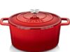 $29.99 – 6-Quart Velaze Enameled Cast Iron Dutch Oven w/ Lid (Red) – + Free Shipping w/ Prime or on $35+ 6-Quart Velaze Enameled Cast Iron Dutch Oven in Red