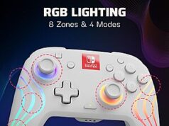 $29.99 – PDP Afterglow Wave Wireless RGB Gaming Controller for Nintendo Switch 2 PDP Afterglow Wave Wireless RGB Gaming Controller for Nintendo Switch 2