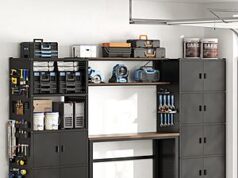 $602.99 – Fleximounts Fleximod 117″ 3-in-1 Garage Storage Cabinet System Fleximounts Fleximod 117" 3-in-1 Garage Storage Cabinet System