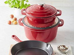 $159.96 – Sur La Table Enameled Cast Iron 5-Piece Set Sur La Table Enameled Cast Iron 5-Piece Set