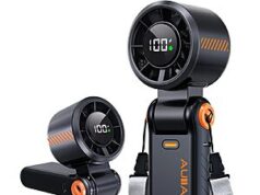 $8.49 – AUIIAH Portable Handheld Turbo Fan Drops to Record Low Price with Code P4PEYCIG on Amazon AUIIAH Portable Handheld Turbo Fan in black