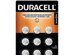 $8.53 – S&S Duracell 9 Count CR2032 Lithium Battery + Free S&H w/ Prime or $35+ Duracell 9 Count CR2032 Lithium Batteries