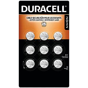 Duracell CR2032 Battery Deal Duracell 9 Count CR2032 Lithium Batteries