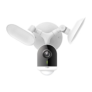 TP-Link Tapo Security Camera Sale TP-Link Tapo 2K QHD Hardwired Outdoor Floodlight Security Camera