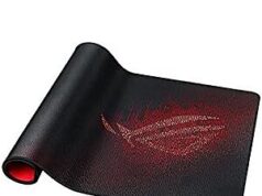 $14.99 – * | 35.4 x 17.3″ ASUS ROG Sheath Black Extra-Large Gaming Mouse Pad at Amazon ASUS ROG Sheath Black gaming mouse pad