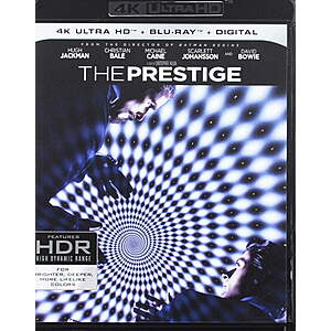 The Prestige 4K UHD + Blu-ray Deal The Prestige 4K UHD + Blu Ray on Walmart.com for $18.99