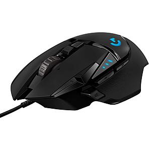 Logitech G502 Hero Mouse Deal Logitech G502 Hero Wired Gaming Mouse in black