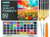 $9.49 – SnS * | 48-Piece ARTISTRO Watercolor Portable Paint Set at Amazon 48-Piece ARTISTRO Watercolor Portable Paint Set in a travel case