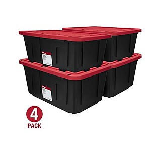 Hyper Tough Storage Bins deal Hyper Tough 27 Gallon Storage Bins