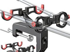 $17.99 – 2-Pack Clamp-On Dual Rod Fishing Rod Holder w/ 360° Rotation & 10° Tilt – + Free Shipping w/ Prime or on $35+ 2-Pack Clamp-On Dual Rod Fishing Rod Holder by Eyoyo USA