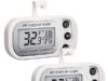 $4.99 – 2-Pack Digital Refrigerator Thermometer, Waterproof Fridge and Freezer Thermometer (Black) 2-Pack Digital Refrigerator Thermometer in black