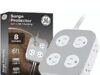 $11.86 – * | GE 8-Outlet + 3 USB 1500J Surge Protector w/ 6″ Flat Plug at Amazon GE 8-Outlet + 3 USB Surge Protector