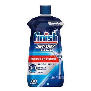 Finish Jet-Dry Dishwasher Rinse Aid deal Finish Jet-Dry Dishwasher Rinse Aid bottle