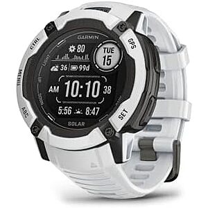 Garmin Instinct 2X Solar smartwatch deal Garmin Instinct 2X Solar 50mm rugged GPS smartwatch with solar charging (Whitestone)