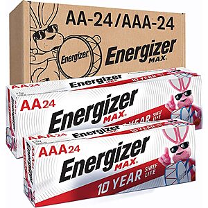 Energizer Max batteries deal Energizer Max AA and AAA batteries in a combo pack