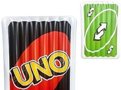 $7.49 – | Uno™ Pool Float – Giant Inflatable Reverse Card, Floatie for Pool, Beach & Lake at Amazon Uno™ Pool Float in reverse card design