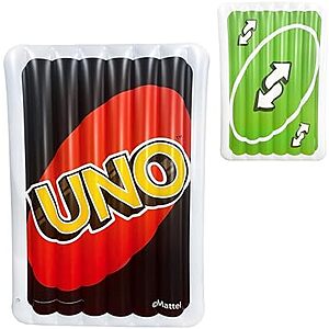 Uno™ Pool Float on sale Uno™ Pool Float in reverse card design