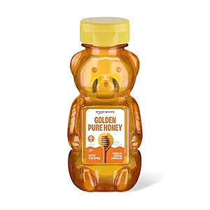 Amazon Grocery Golden Pure Honey deal 12-Oz Amazon Grocery Golden Pure Honey bottle