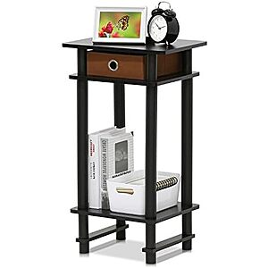 Furinno 17017 End Table Deal Furinno 17017 Turn-N-Tube End Table, Espresso