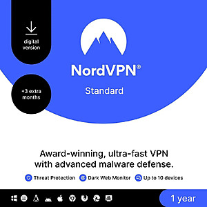 NordVPN deal at Newegg NordVPN Standard Internet Security subscription (Digital Download) on sale at Newegg